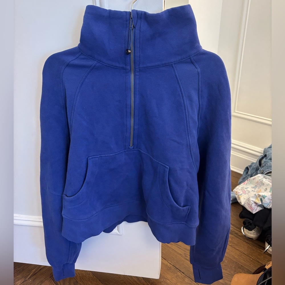 Lululemon Scuba Oversized‎ Funnel Neck Half Zip Psychic